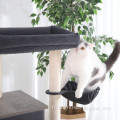 House de haute qualité Sisal Cat Tree House Grey Cat Furniture Pet Sratch Condo Post Tower